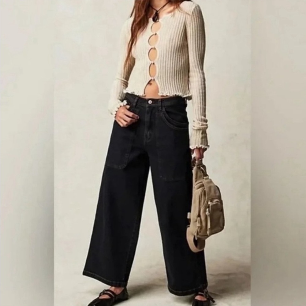 We The Free~ Piper, mid rise wide leg. New w 🏷️ tag